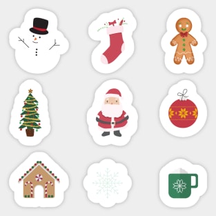 Cute Christmas Sticker Pack Sticker